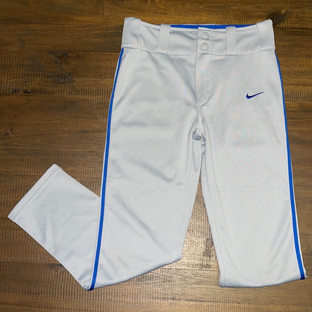 Boys Nike piped baseball pants, small